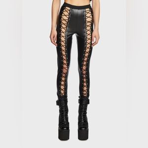 NWOT Current Mood Nancy Corset Leggings